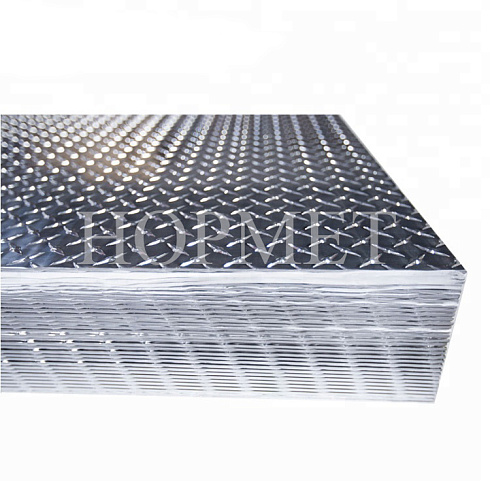 Лист алюминиевый 4х1500х3000 EU, рифление квинтет, марка АМГ2Н2 Р в Якутске цена